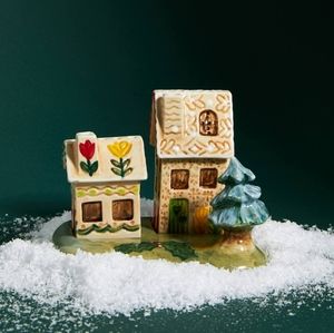 Anthropologie Nathalie Lete Cottage Salt & Pepper Shakers